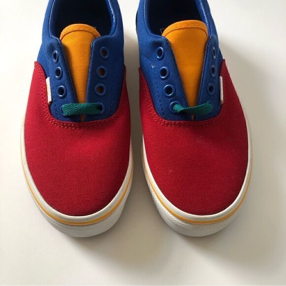 Vans Era primary color block lace up sneakers NWOT child’s size 1.5 - Picture 2 of 8